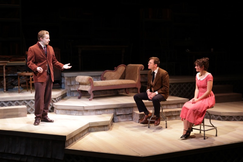 On stage as G&uuml;nther Anders in Hannah and Martin